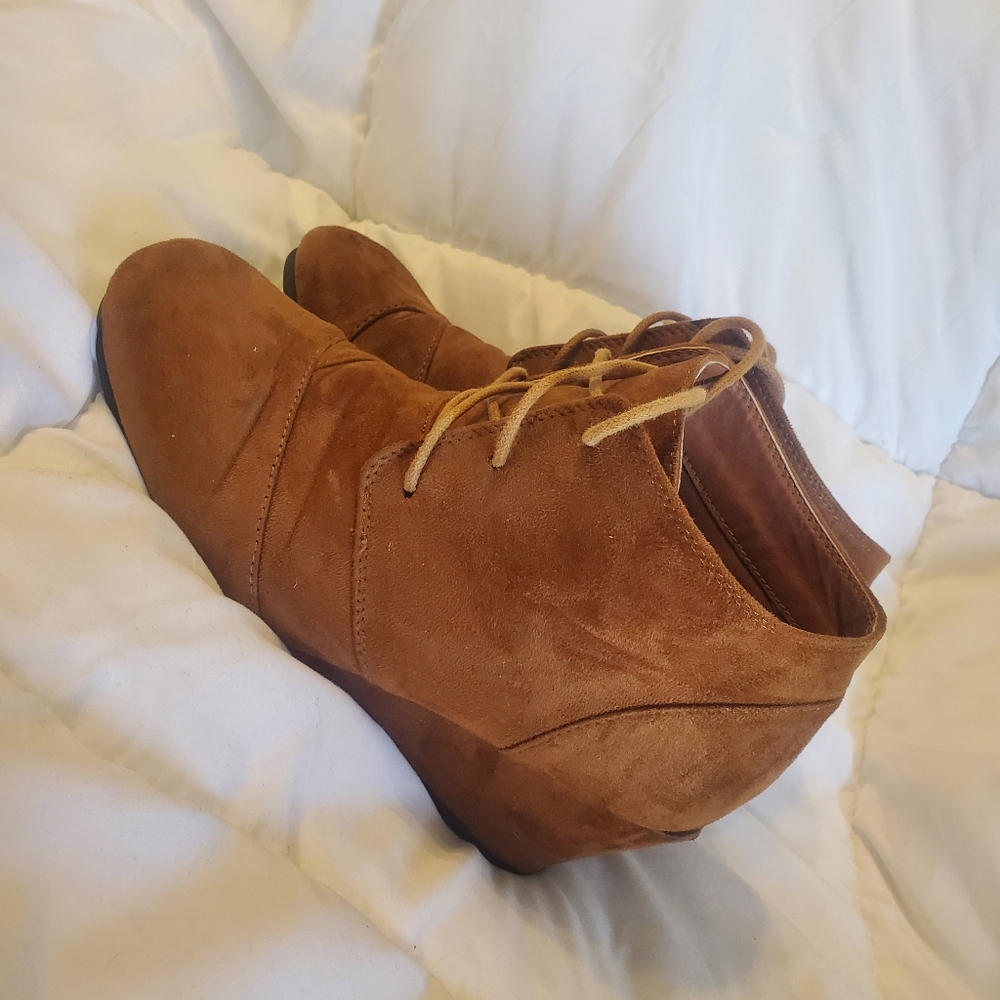 Wedge booties